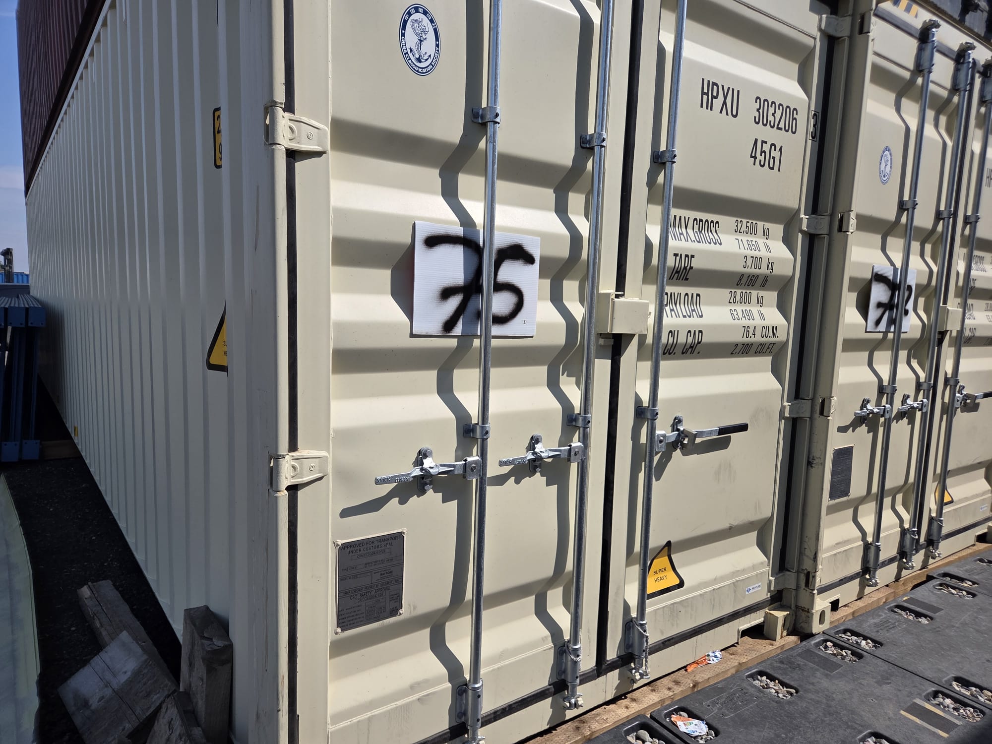 40ft standard shipping container